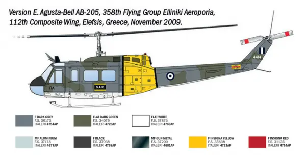 Italeri AB.205 / UH-1D SAR Search & Rescue Helicopter &mdash; image 16 of 16