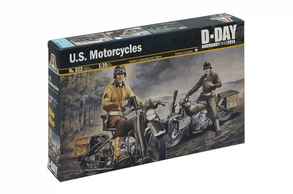 Italeri US Motorcycles WW2 D Day
