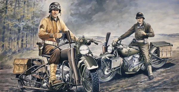 Italeri US Motorcycles WW2 D Day