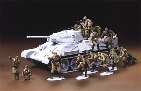 Tamiya Russian Infantry + Crew Tank