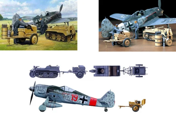 Tamiya Aps Unit + Kettenkraftrad