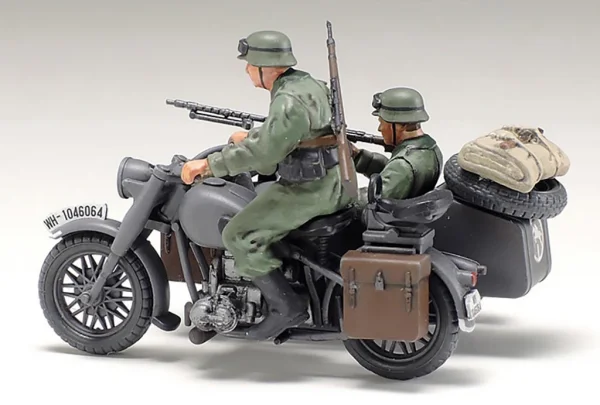 Tamiya 1/48 German Bike + Sidecar