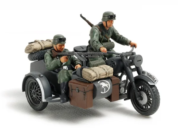 Tamiya 1/48 German Bike + Sidecar — image 4 of 4