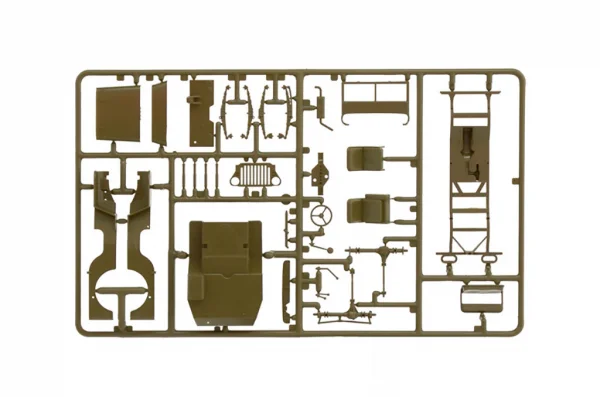 Italeri 1/4 Ton 4X4 Ambulance Jeep D Day