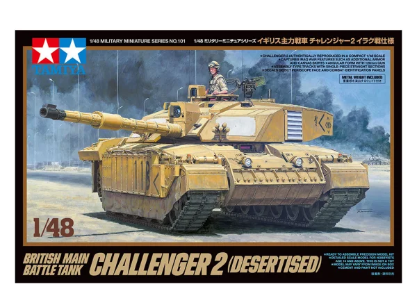 Tamiya 1/48 Challenger 2 (Desertised)