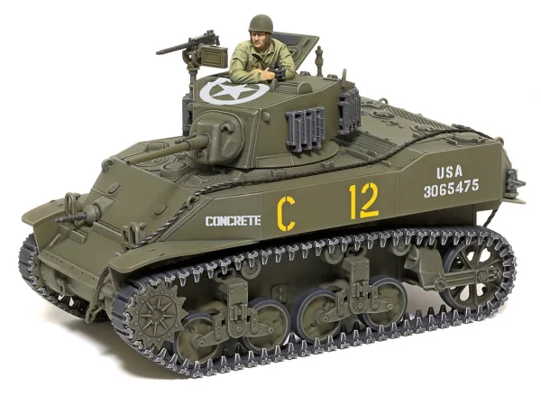 Tamiya 1/48 M5A1 Stuart — image 6 of 13