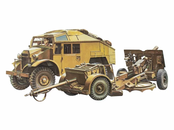Tamiya 1/35 British 25Pdr Gun + Quad Ltd