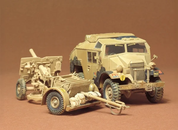 Tamiya 1/35 British 25Pdr Gun + Quad Ltd