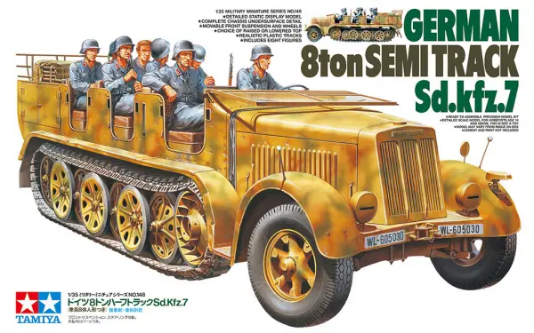 Tamiya German 8 Ton Semi Track Sd.Kfz Ltd — image 2 of 2