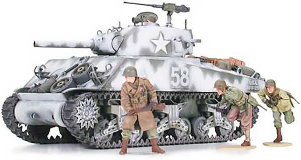Tamiya M4A3 Sherman 105mm Howitzer A.Troop