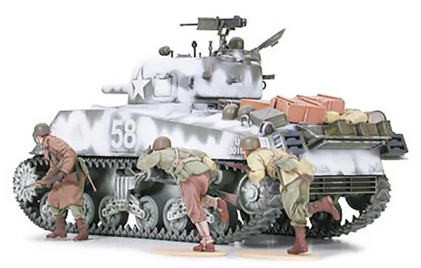 Tamiya M4A3 Sherman 105mm Howitzer A.Troop