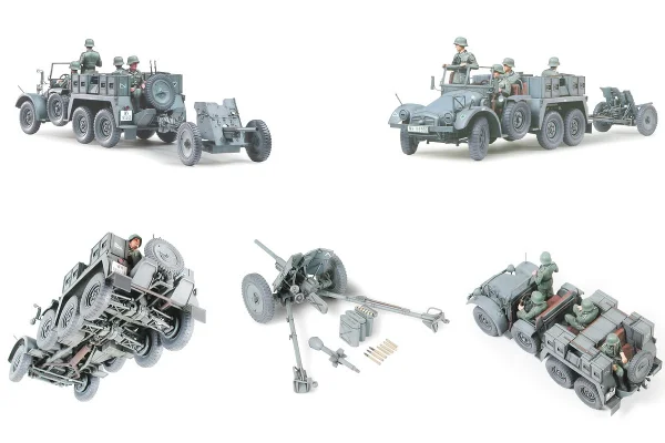 Tamiya Krupp Towing Truck With 37mm Pak
