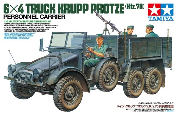 Tamiya 6X4 Krupp Protze Personnel Carrier — image 4 of 4