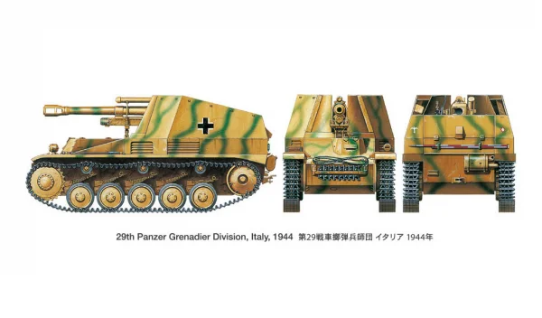 Tamiya 1/35 Wespe Italian Front