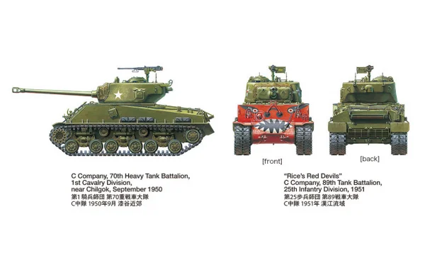 Tamiya 1/35 Easy Eight Sherman Korean War