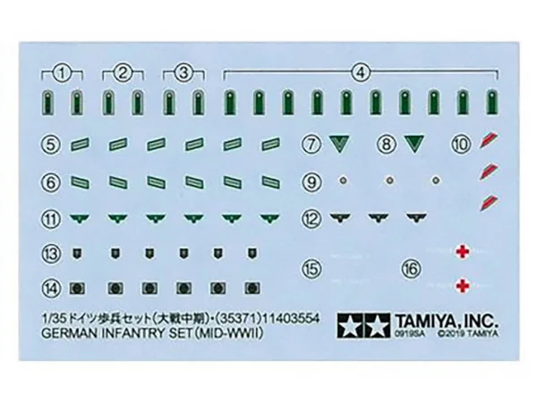 Tamiya 1/35 German Infantry Mid WWII