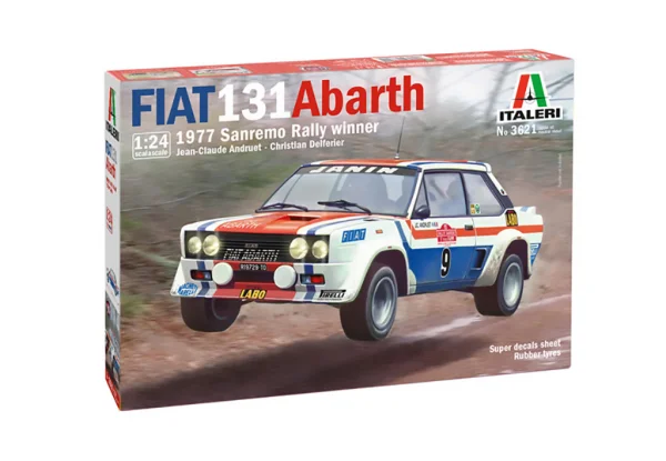 Italeri Fiat 131 Abarth San Remo Winner 1977