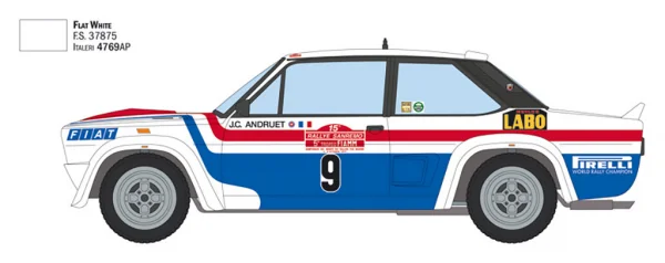 Italeri Fiat 131 Abarth San Remo Winner 1977