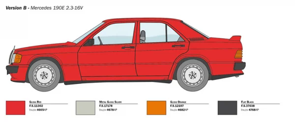 Italeri Mercedes Benz 190E
