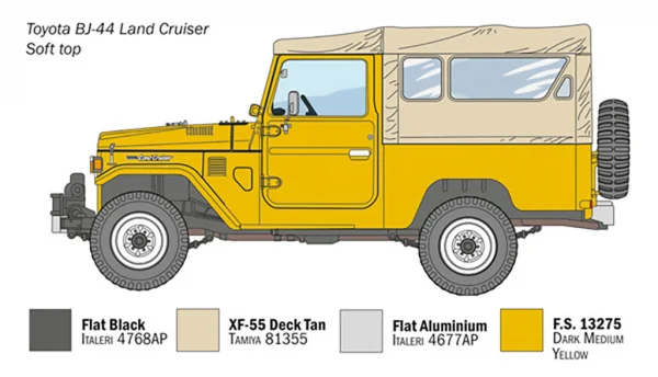 Italeri Toyota Land Cruiser Bj-44