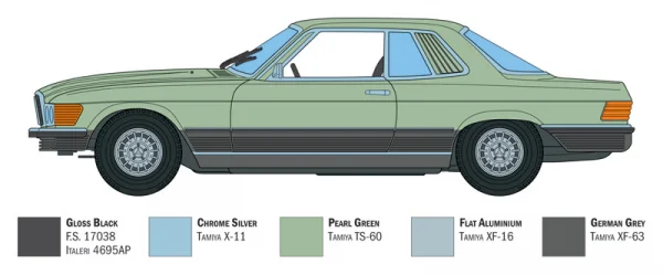 Italeri Mercedes Benz 500 Slc — image 6 of 10