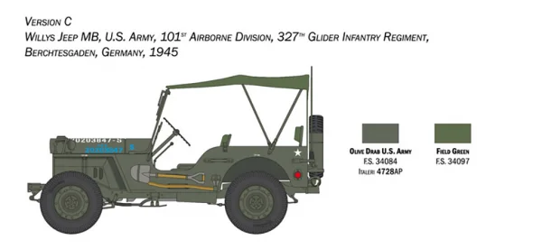 Italeri Jeep Willys Mb
