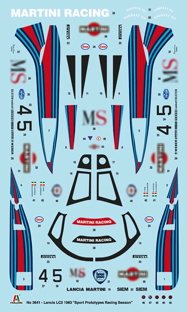 Italeri 1/24 Lancia Lc2