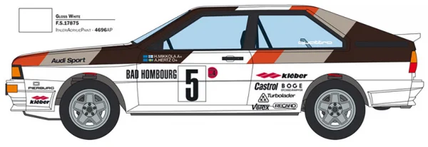 Italeri 1/24 Audi Quattro Rally