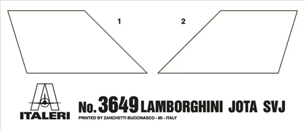 Italeri 1/24 Lamborghini Miura Jota Svj
