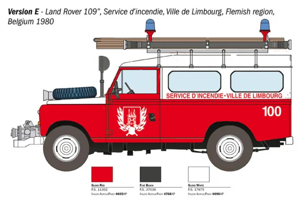 Italeri Land Rover Fire Truck