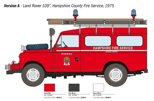 Italeri Land Rover Fire Truck