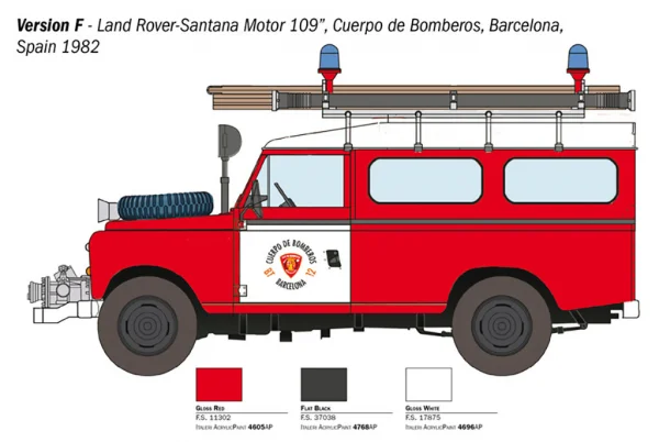Italeri Land Rover Fire Truck