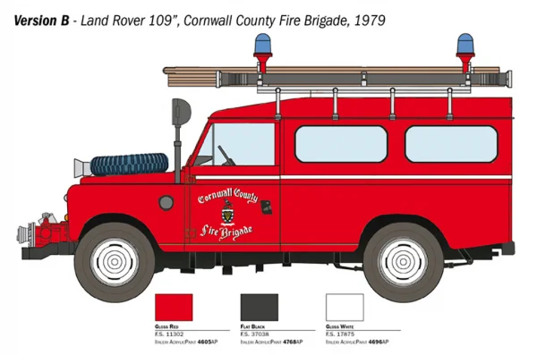 Italeri Land Rover Fire Truck