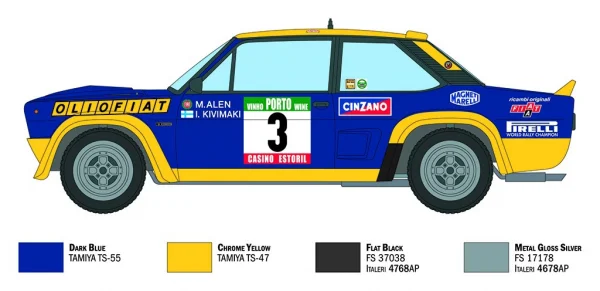 Italeri Fiat 131 Abarth Rally Ol10 Fiat — image 10 of 11