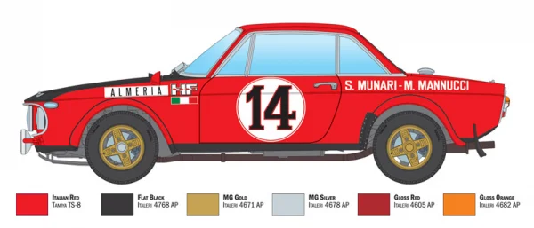 Italeri Lancia Fulvia HF Rally Monte Carlo 1972 &mdash; image 5 of 19