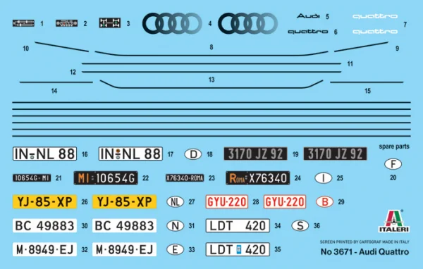 Italeri Audi Quattro — image 6 of 10