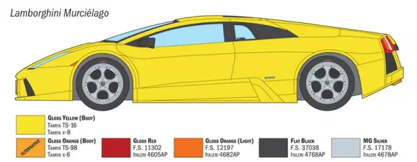 Italeri Lamborghini Murciélago — image 6 of 13