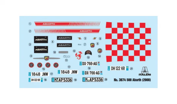 Italeri Fiat 500 Abarth (2008)