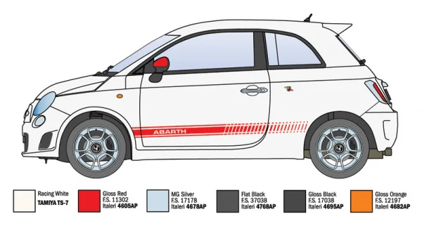 Italeri Fiat 500 Abarth (2008) — image 6 of 13