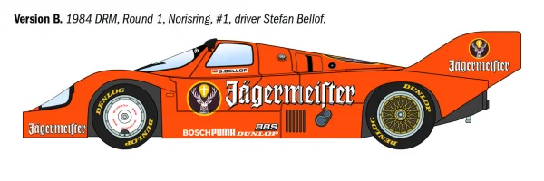 Italeri Porsche 956 Jagermeister