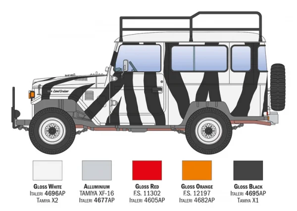 Italeri Toyota Land Cruiser Safari &mdash; image 5 of 10