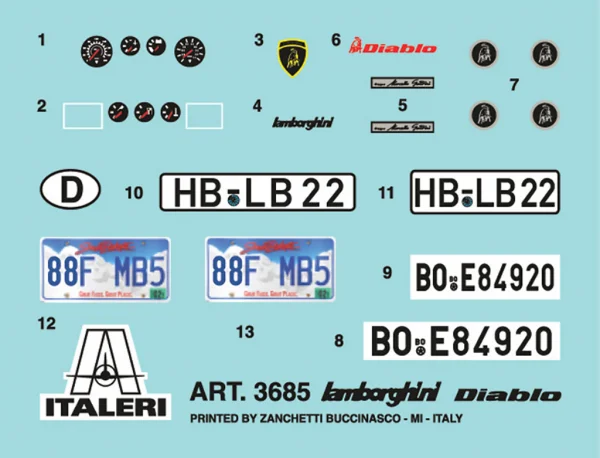 Italeri Lamborghini Diablo