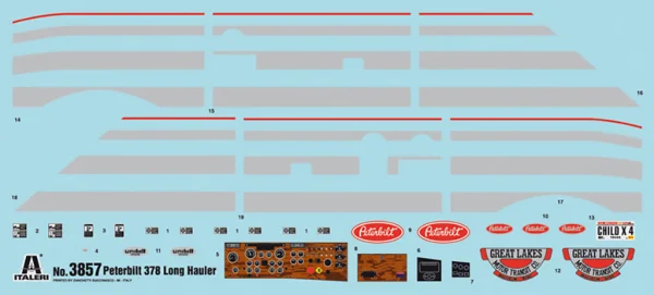 Italeri Peterbilt 378 Long Hauler