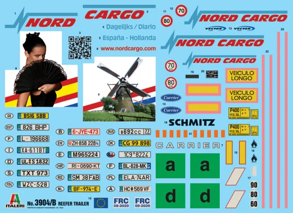 Italeri Reefer Trailer