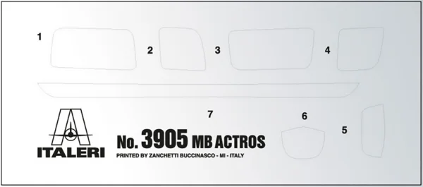 Italeri Mercedes Benz Actros Gigaspace