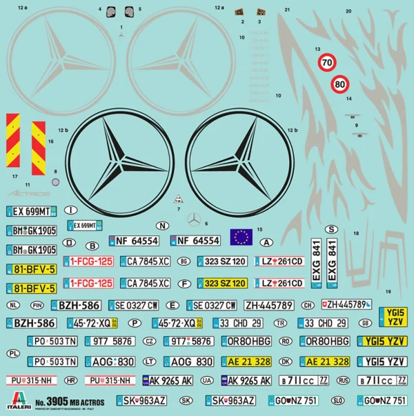 Italeri Mercedes Benz Actros Gigaspace