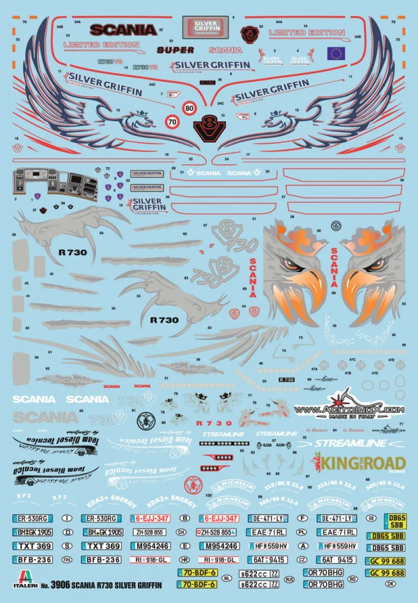 Italeri Scania R730 Streamline 4X2 — image 3 of 16