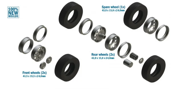 Italeri European Tyres And Rims — image 8 of 8