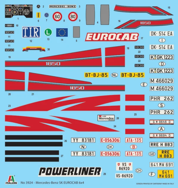 Italeri Mb Sk Eurocab 6X4 — image 9 of 12