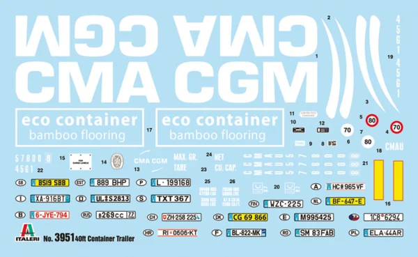 Italeri 40Container Trailer